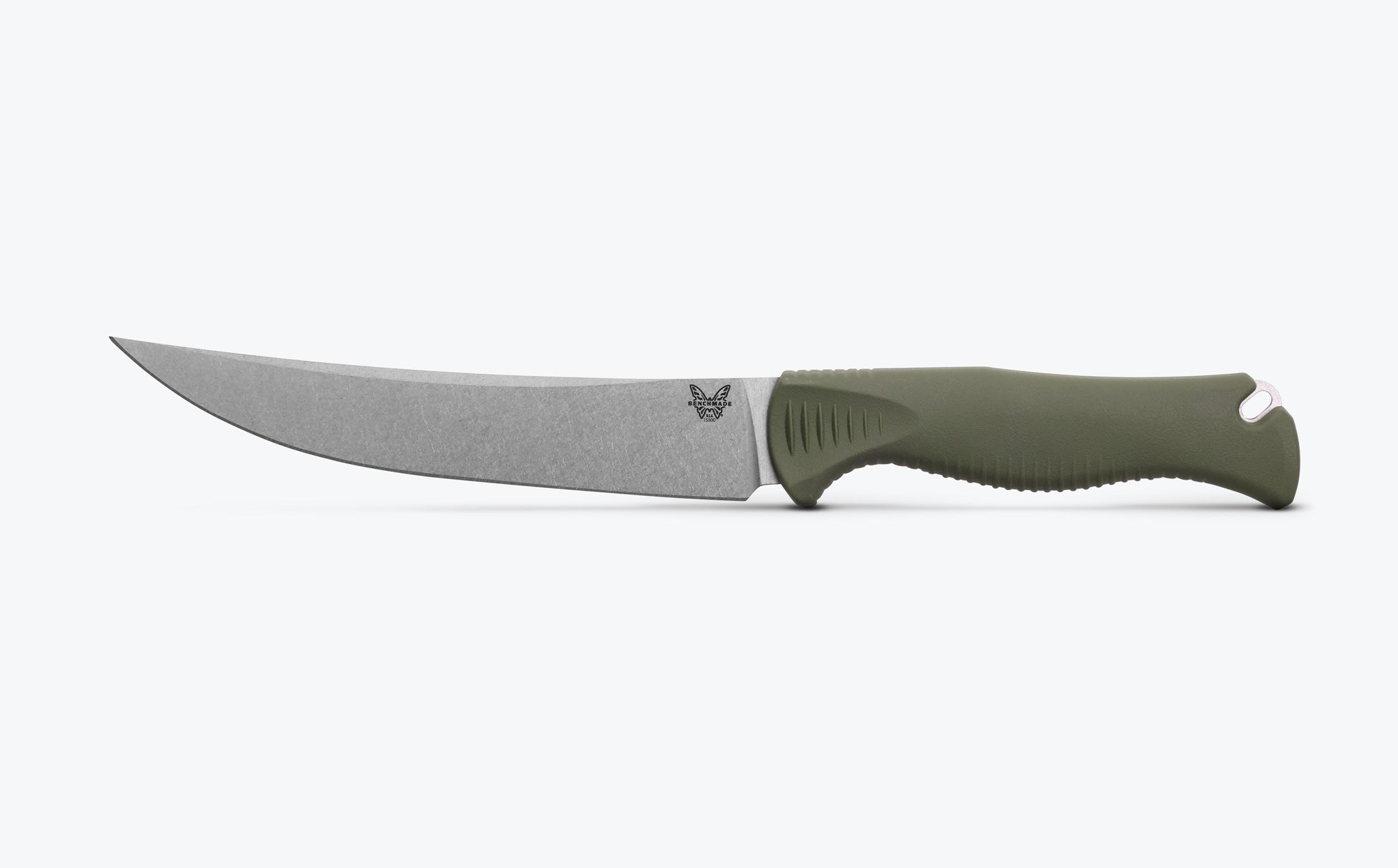 Meatcrafter® | Dark Olive Santoprene® | 6" Trailing point