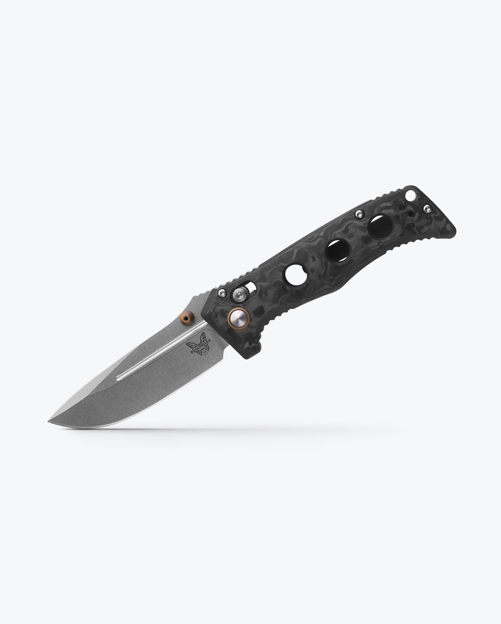 Mini Adamas® | Marbled Carbon Fibre | Drop-point