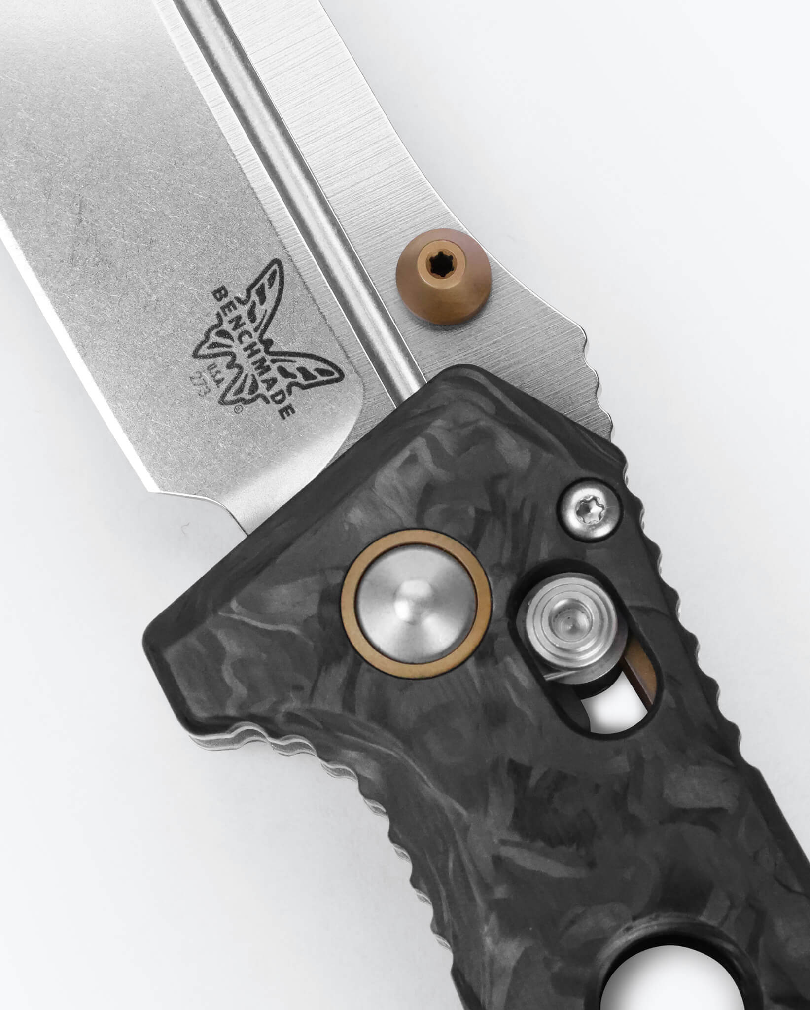 Mini Adamas® | Marbled Carbon Fibre | Drop-point