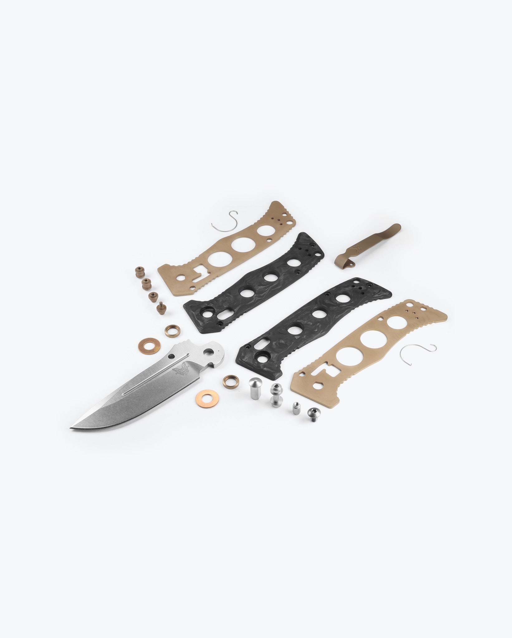 Mini Adamas® | Marbled Carbon Fibre | Drop-point