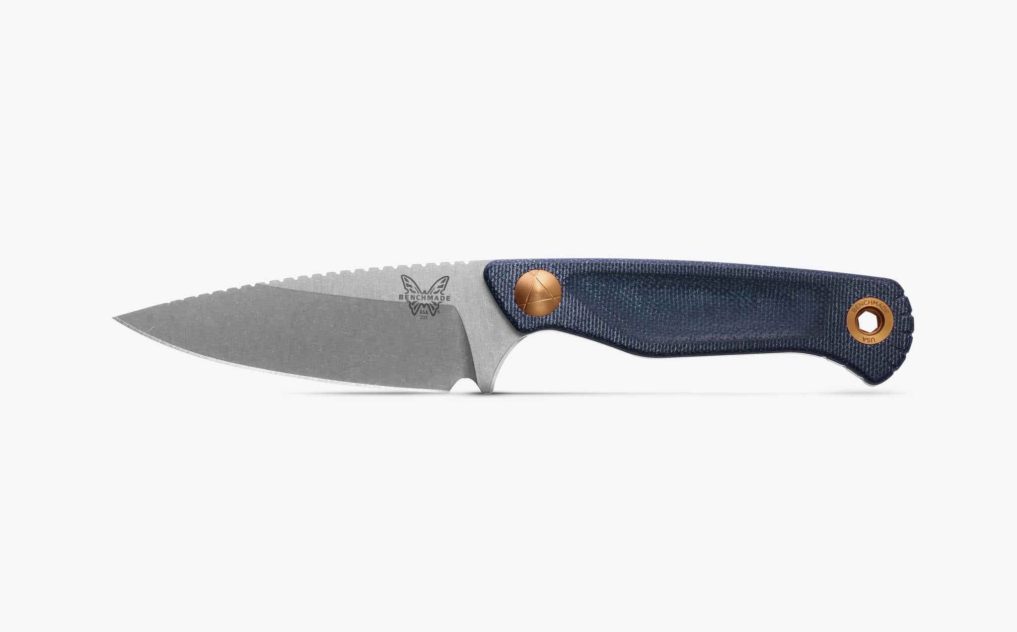 Dacian™ | Blue Denim Micarta